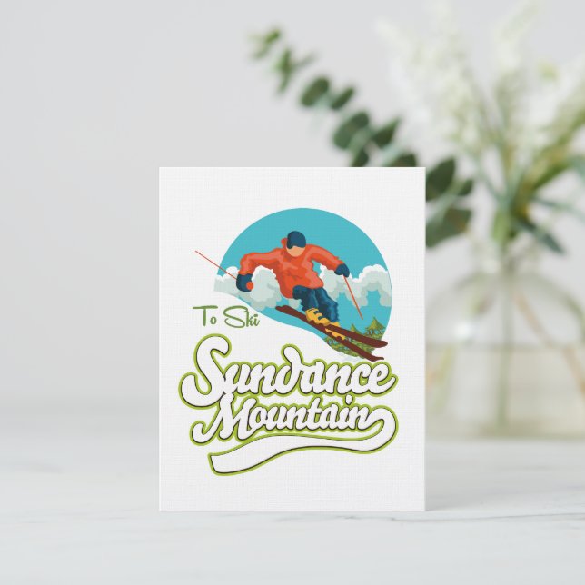 サンダンスマウンテンズスキーロゴ (スタンド正面)