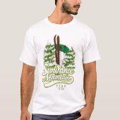 サンダンスマウンテンユタスキーロゴ Tシャツ (正面)