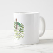 サンダンスマウンテンユタ・スキーのロゴ ジャンボコーヒーマグカップ (正面右)