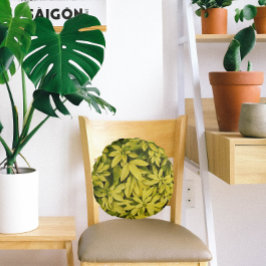 サンダンスメキシカンオレンジプラントフローラ ラウンドクッション