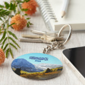 サンダンスユタマウンテンズヴィンテージ キーホルダー (側面)