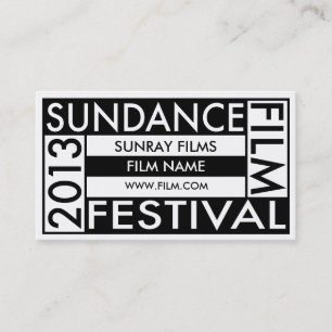 サンダンス映画祭2013年 名刺