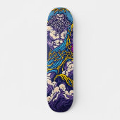 サンダーに乗る – ゼウスレトロスケートボード スケートボード (正面)