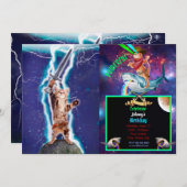 サンダーウォリアー猫 招待状 (正面/裏面)