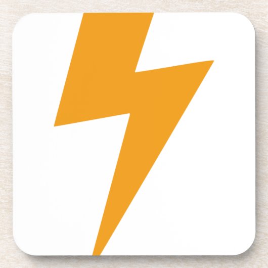 サンダーエナジーイエロープリント コースター (正面)