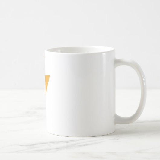 サンダーエナジーイエロープリント コーヒーマグカップ (右)