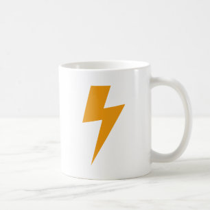 サンダーエナジーイエロープリント コーヒーマグカップ