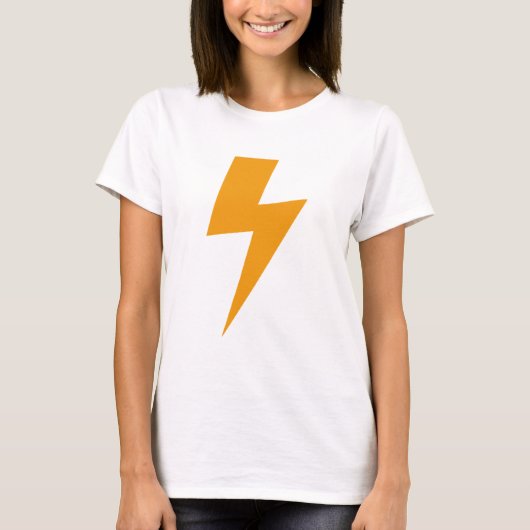 サンダーエナジーイエロープリント Tシャツ (正面)