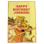 サンダーキャッツ | Cheetaraキャラクターグラフィック ミディアムペーパーバッグ (裏面)