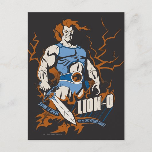 サンダーキャッツ | Lion-O Electric Graphic ポストカード (正面)