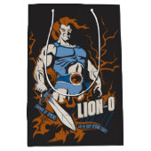サンダーキャッツ | Lion-O Electric Graphic ミディアムペーパーバッグ (正面)