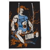 サンダーキャッツ | Lion-O Electric Graphic ミディアムペーパーバッグ (裏面)