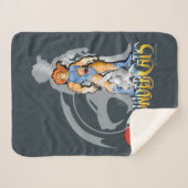 サンダーキャッツ | Lion-O Halftone Shadow Graphic シェルパブランケット (正面(横))