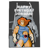サンダーキャッツ | Lion-O Halftone Shadow Graphic ミディアムペーパーバッグ (正面)