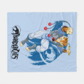 サンダーキャッツ | Tygraキャラクター図 フリースブランケット (正面(横))