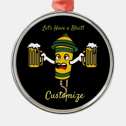 サンダーコーブで大爆発を起こそう メタルオーナメント (正面)