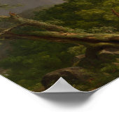 サンダーストームの後マサチューセッツ州ノースサンプトン ポスター (角)