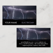 サンダーストーム写真電気技師 名刺 (正面/裏面)