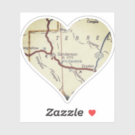 サンダーソンTXレトロマップ シール