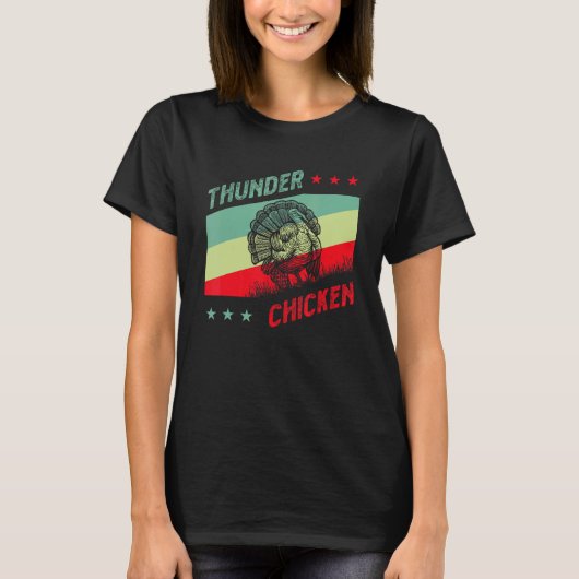 サンダーチキンのターキーハンター Tシャツ (正面)