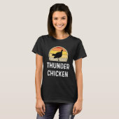 サンダーチキン 七面鳥 鳥狩り ハンター Tシャツ (正面フル)