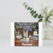 サンダーナレッジ犬のトリウムトール神 ポストカード (スタンド正面)