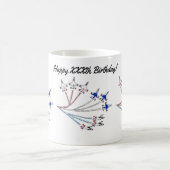 サンダーバーズの誕生日コーヒーマグ コーヒーマグカップ (中央)