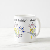 サンダーバーズ70歳の誕生日コーヒーマグ コーヒーマグカップ (正面右)