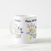 サンダーバーズ70歳の誕生日コーヒーマグ コーヒーマグカップ (正面左)
