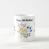 サンダーバーズ70歳の誕生日コーヒーマグ コーヒーマグカップ (中央)