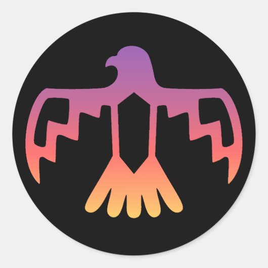 サンダーバードのシール ラウンドシール (正面)