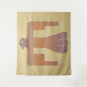 サンダーバードの水色 タペストリー (正面)