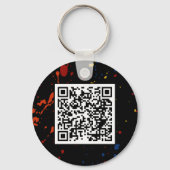 サンダーバードゴルフキーチェーン – （ばちゃばちゃ）跳ねるQR キーホルダー (裏面)