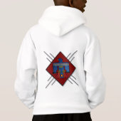 サンダーバードゴルフフード付きスウェットシャツスタイル2 (裏面)