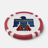 サンダーバードゴルフボールマーカー – Proverbs 27:17 Des ポーカーチップ (シングル)