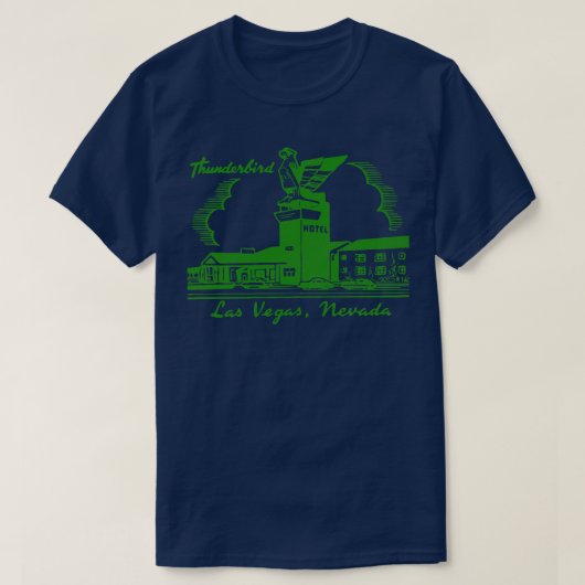 サンダーバードホテルレトロアンチェンドラスベガス Tシャツ (デザイン正面)