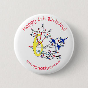 サンダーバード第6誕生日バッジ 缶バッジ