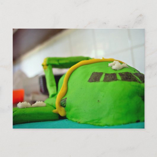 サンダーバード2お誕生日ケーキ ポストカード (正面)