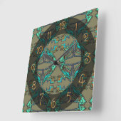 サンダーバード スクエア壁時計 (傾斜)