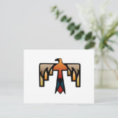 サンダーバード – 先住民アメリカインディアンのシンボル ポストカード (スタンド正面)