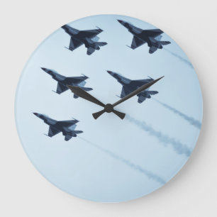 サンダーバード F-16 エアショー ラージ壁時計