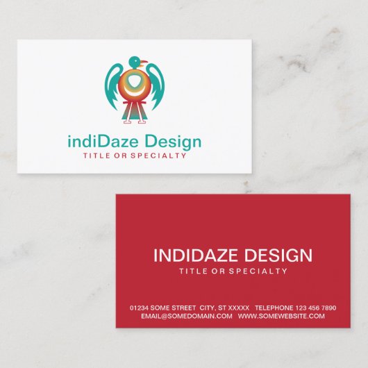 サンダーバードV2 名刺 (正面/裏面)