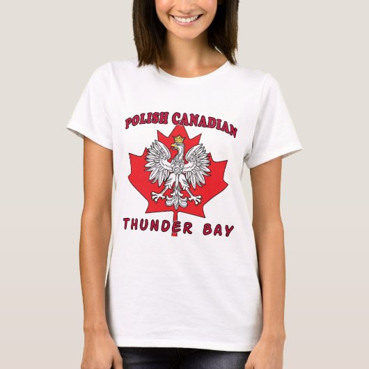サンダーベイポーランドカナディアンリーフ Tシャツ (正面)