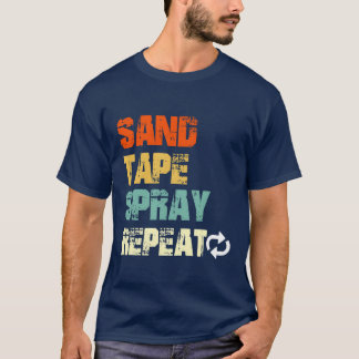 サンダーペ+スプレー+リピート+自動車+自動車塗装工+ギフ Tシャツ