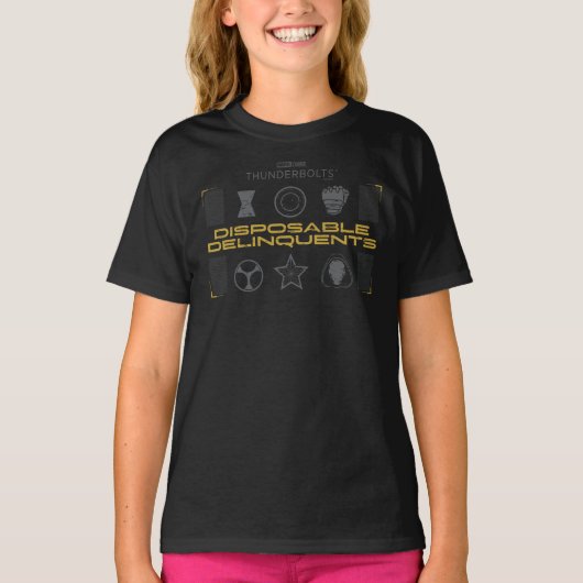 サンダーボルツ* | 使い捨ての不良たち Tシャツ (正面)
