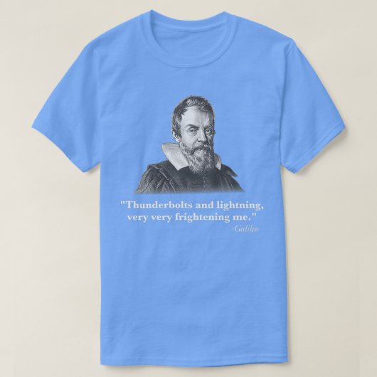 サンダーボルトと稲妻ガリレオ Tシャツ (デザイン正面)
