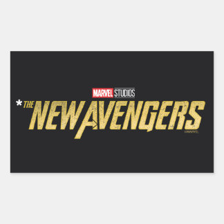 サンダーボルト* | *新しいアベンジャーズ ロゴ 長方形シール