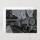 サンダーランド鉄道駅1960年代 ポストカード (正面/裏面)