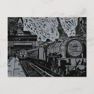 サンダーランド鉄道駅1960年代 ポストカード