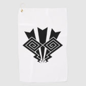 サンダー稲妻 ゴルフタオル (正面)